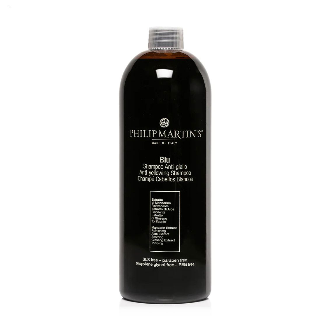 Шампунь Philip Martin's Blu Anti-Yellowing Shampoo для світлого волосся, 1 л