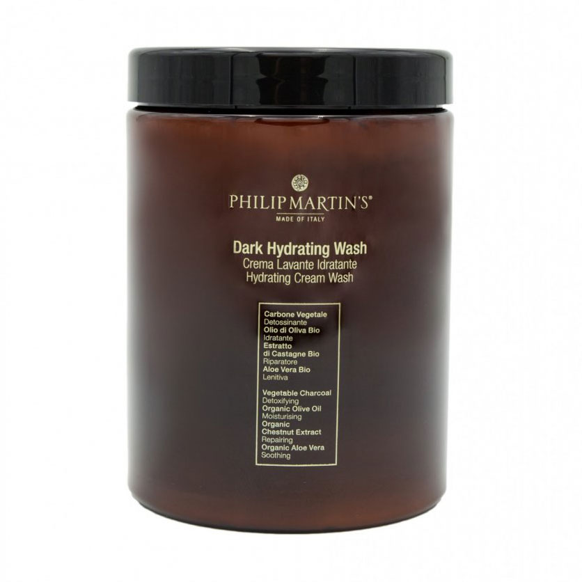 Зволожувальний шампунь для шкіри голови та бороди Philip Martin's Dark Hydrating Wash, 1 л